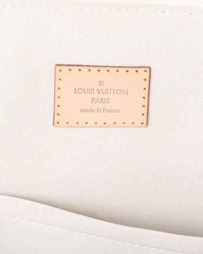 LOUIS VUITTON Cream Monogram Vernis Alma GM Bag