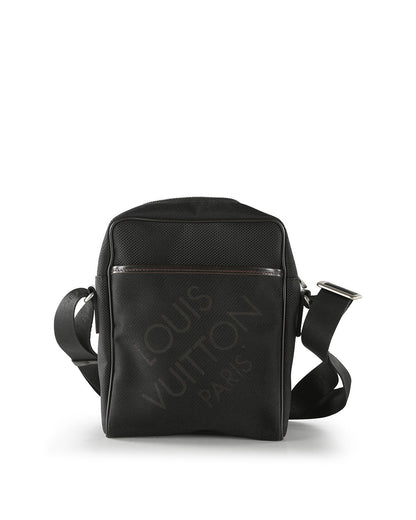 LOUIS VUITTON Black Damier Geant Canvas Citadin Messenger Bag