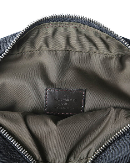 LOUIS VUITTON Black Damier Geant Canvas Citadin Messenger Bag
