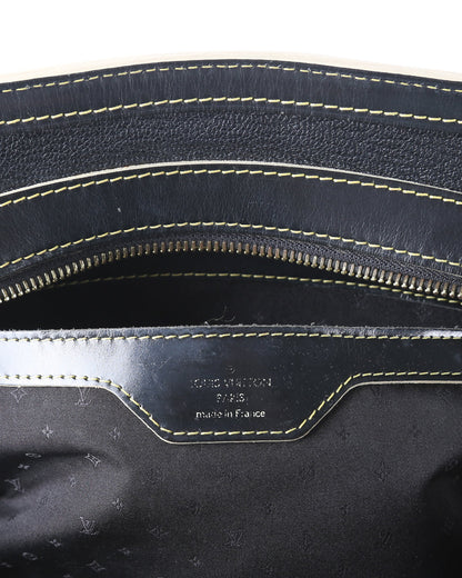 LOUIS VUITTON Black Suhali Leather Le Radieux Shoulder Bag