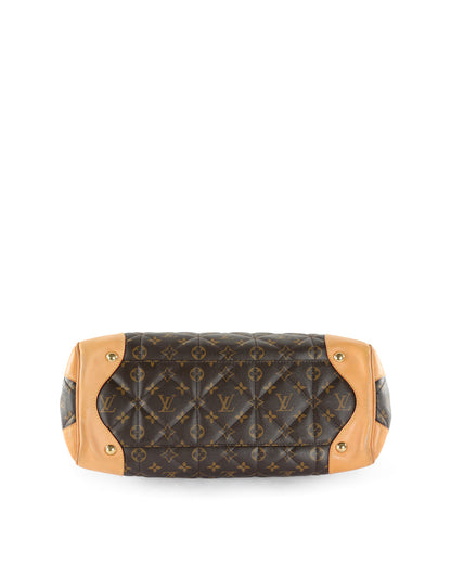 LOUIS VUITTON Brown/Beige Monogram Quilted Coated Canvas & Leather Etoile Shopper Bag