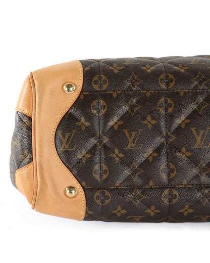 LOUIS VUITTON Brown/Beige Monogram Quilted Coated Canvas & Leather Etoile Shopper Bag