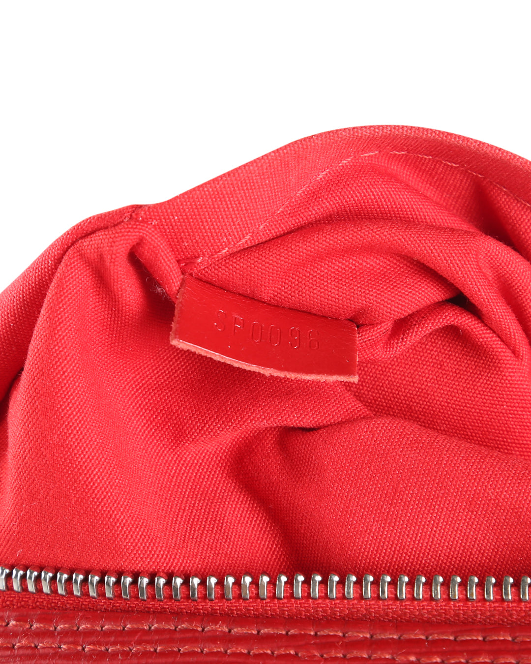 LOUIS VUITTON Red Epi Leather Speedy 35 Handle Bag