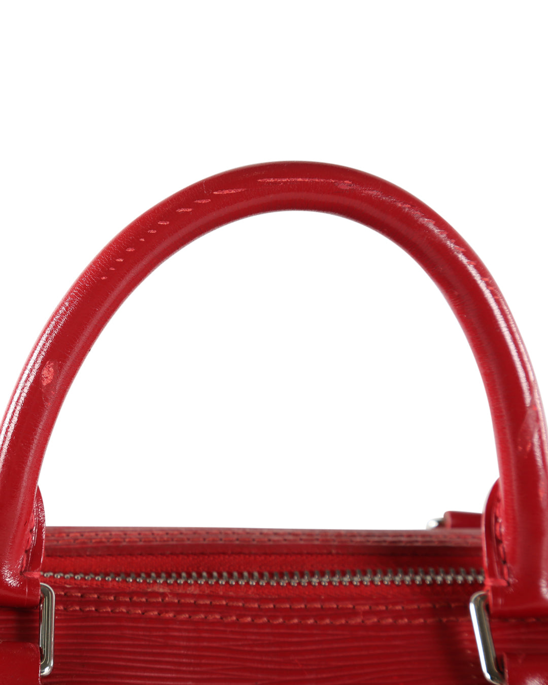 LOUIS VUITTON Red Epi Leather Speedy 35 Handle Bag