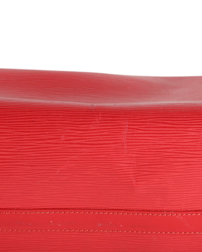 LOUIS VUITTON Red Epi Leather Speedy 35 Handle Bag