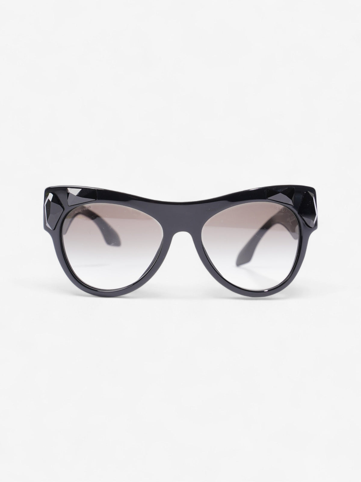 Prada SPR 22Q Sunglasses Black Acetate 140mm