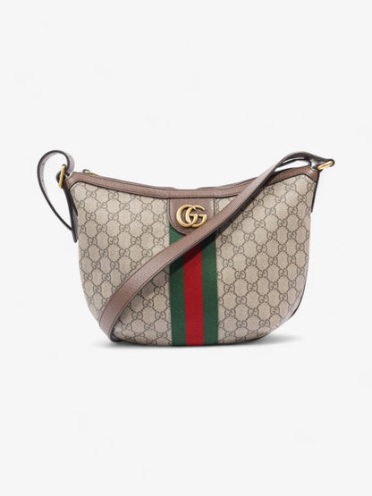 Gucci Ophidia GG Supreme / Green / Red Coated Canvas Small