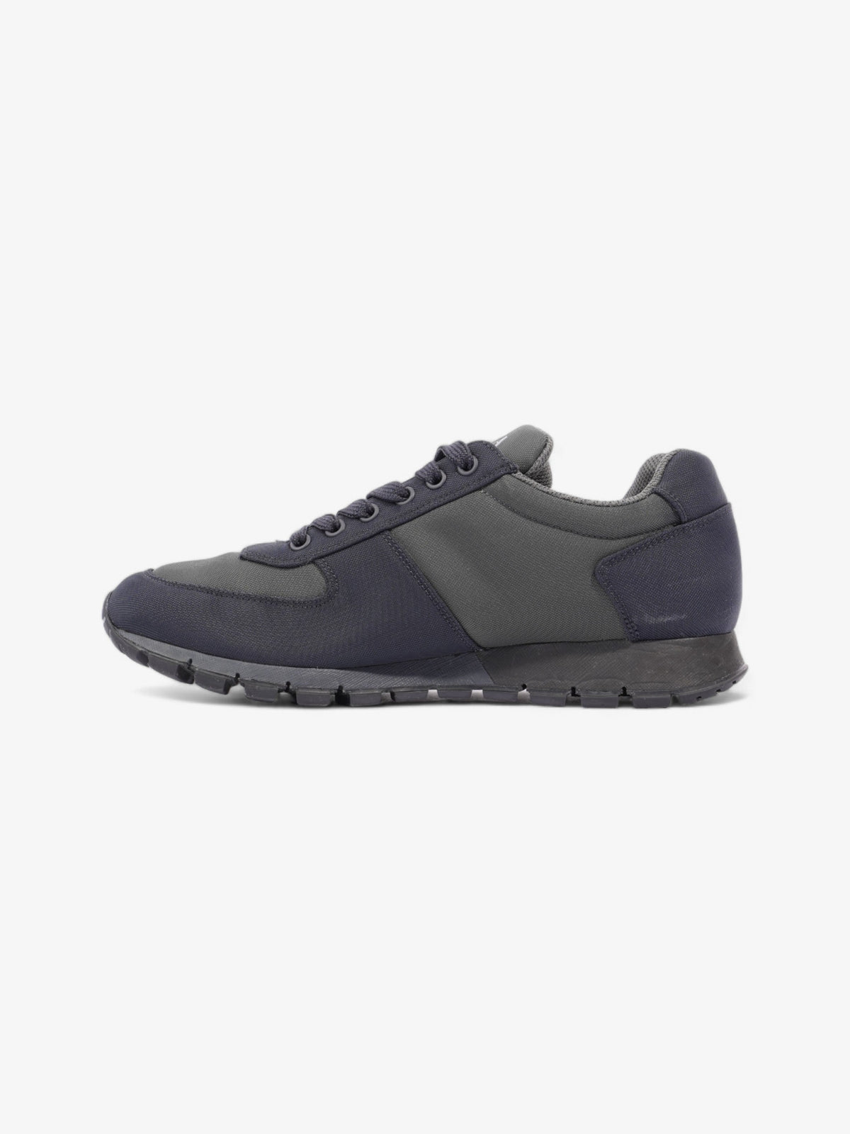 Prada Nylon Tech Sneakers Black / Khaki Nylon EU 40.5 UK 6.5