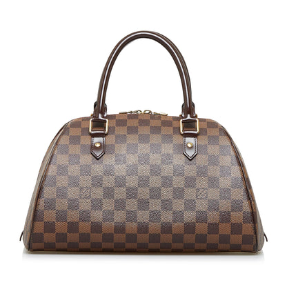 LOUIS VUITTON Damier Ebene Ribera MM Handbag