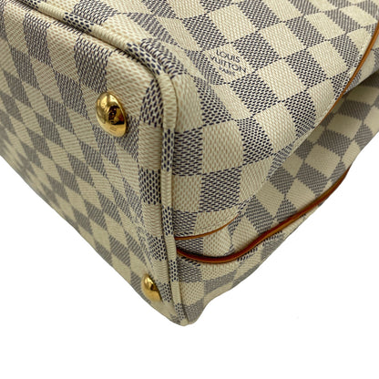 White Louis Vuitton Damier Azur Calvi Tote Bag