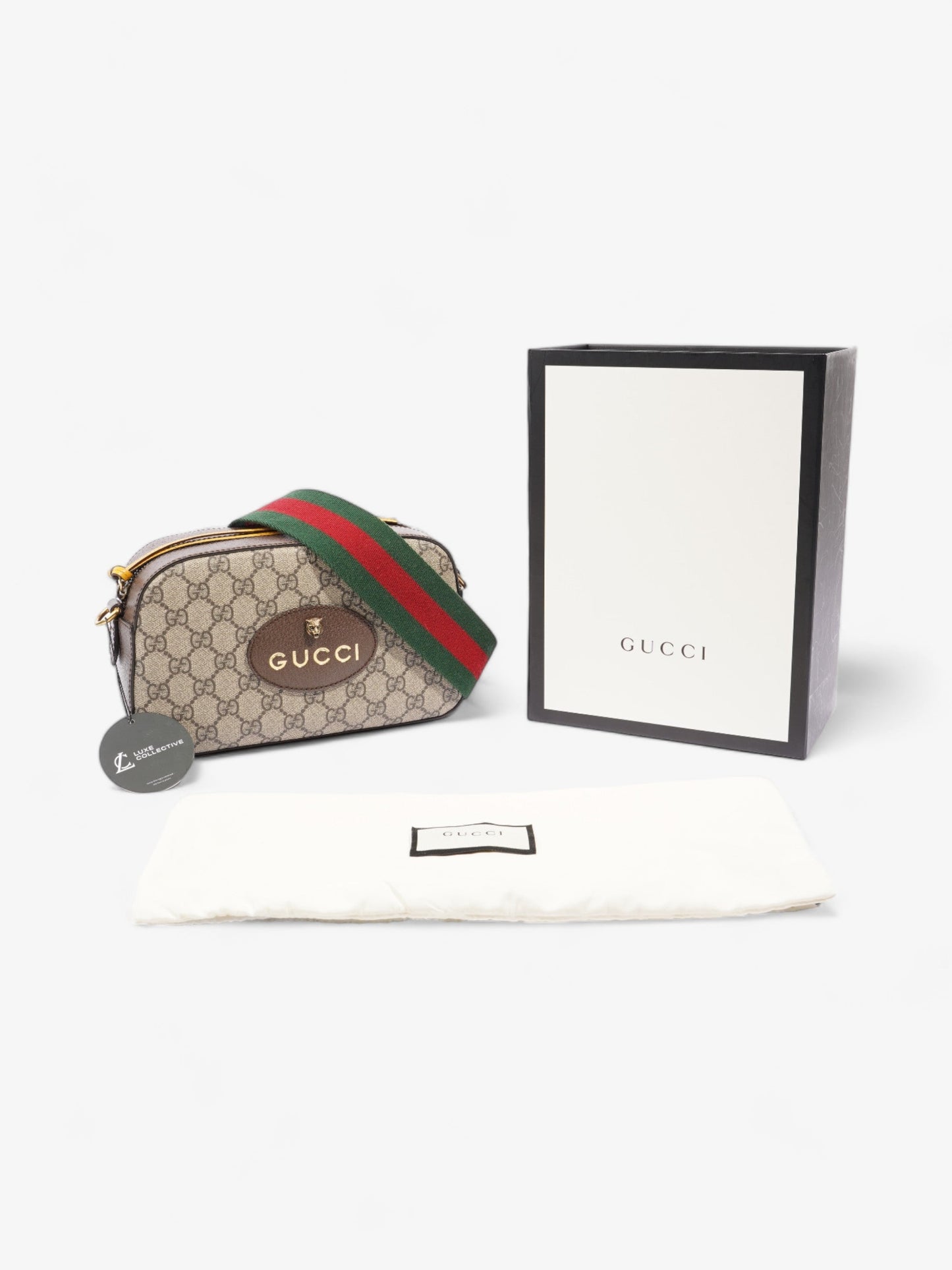 Gucci Neo Vintage Messenger Bag GG Supreme / Yellow Canvas