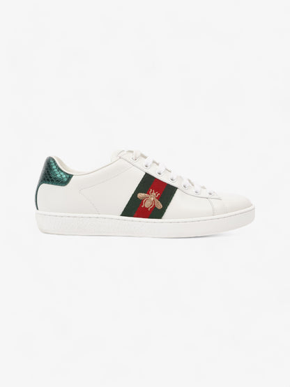Gucci Bee Ace White / Green / Red Leather EU 37 UK 4