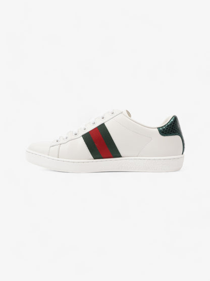 Gucci Bee Ace White / Green / Red Leather EU 37 UK 4