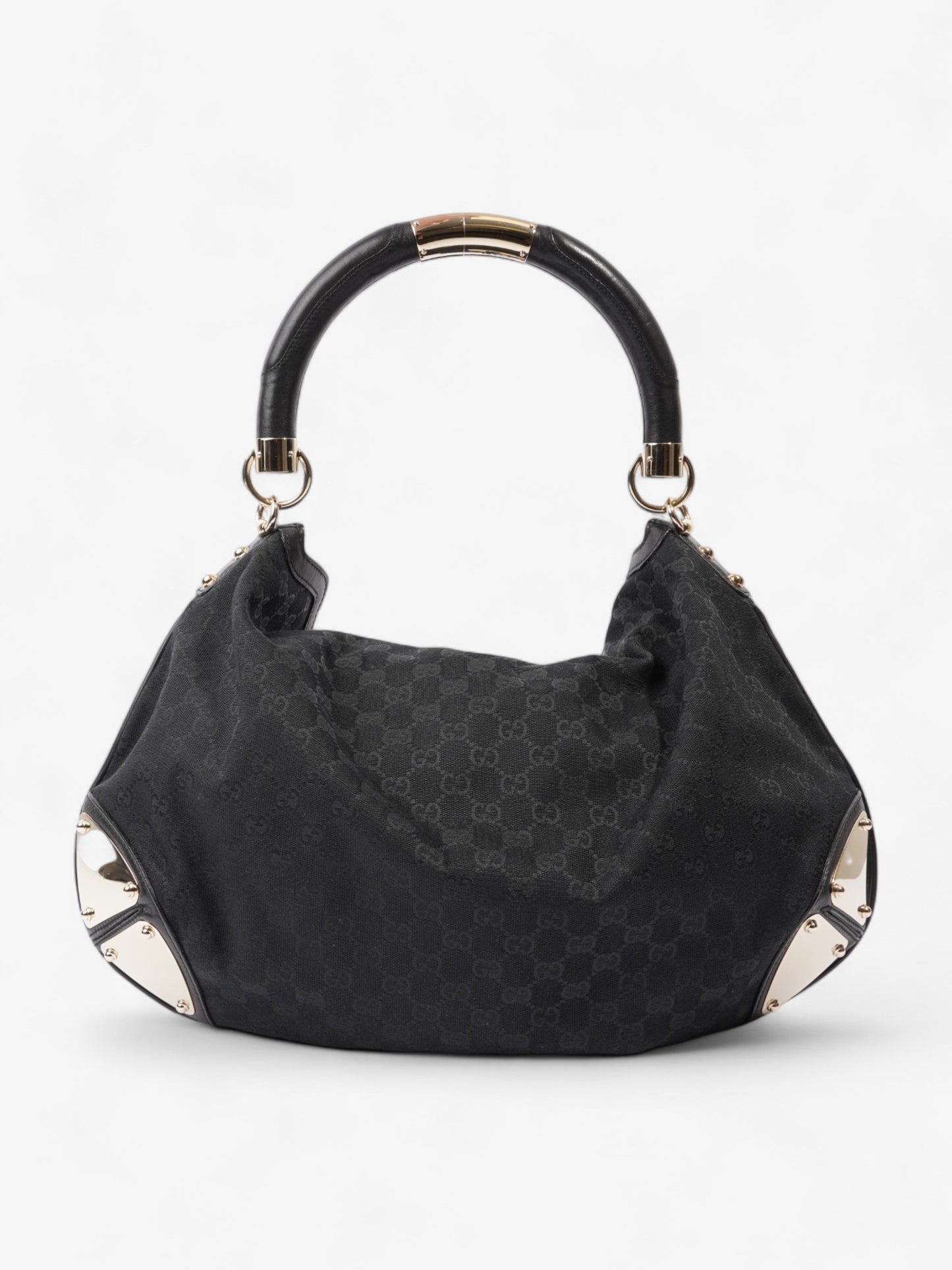 Gucci Indy Hobo Black Canvas