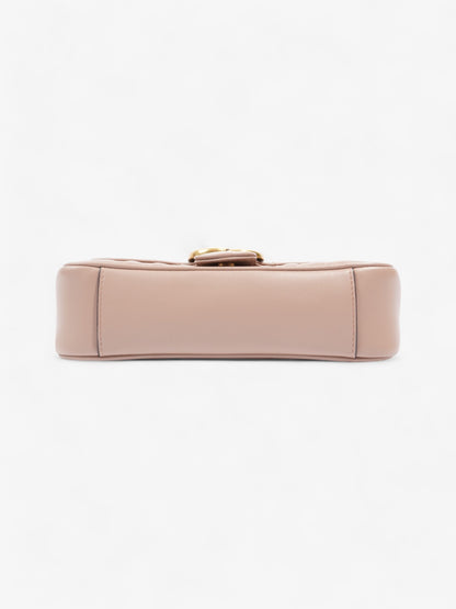 Gucci GG Marmont Dusty Pink Matelasse Leather Mini