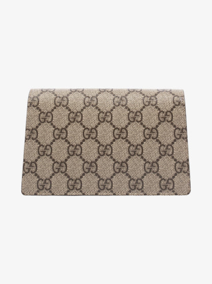 Gucci Dionysus GG Supreme / Beige Coated Canvas Super Mini