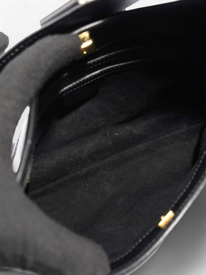 Gucci GG Reins Hobo Black Leather