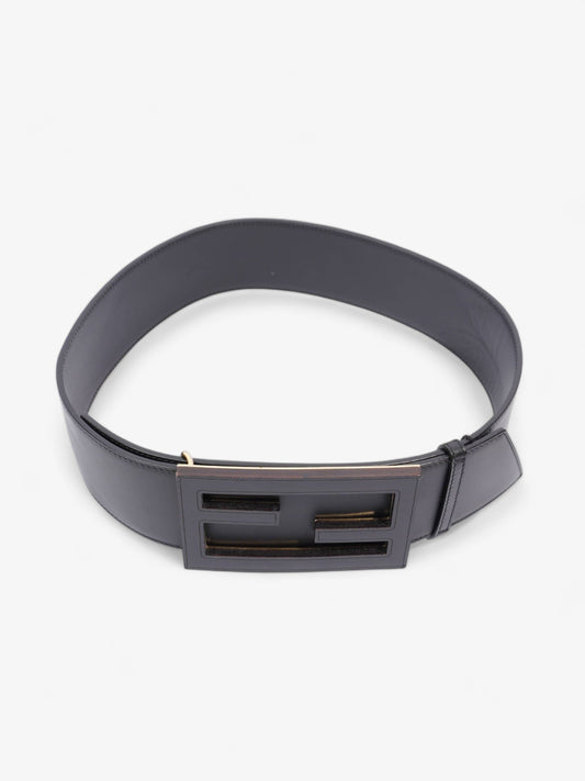 Fendi FF Belt Black Leather 75cm 30"