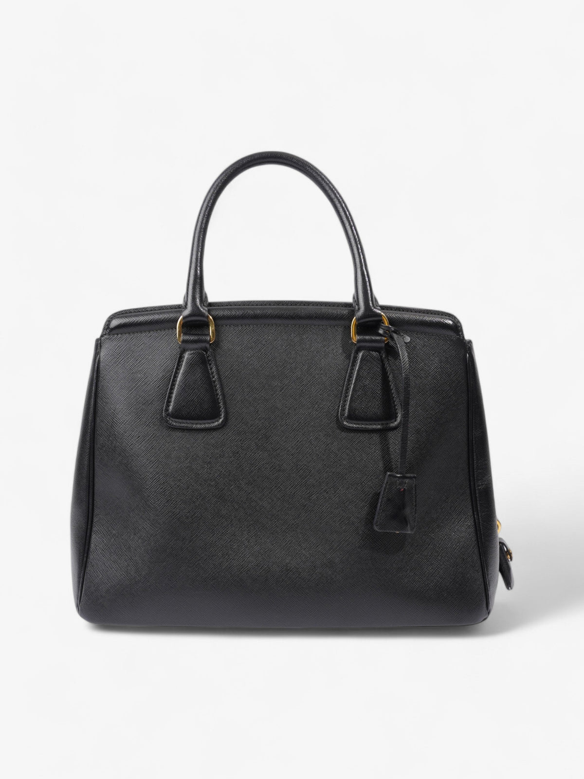Prada Parabole Shopping Tote Black Saffiano Leather