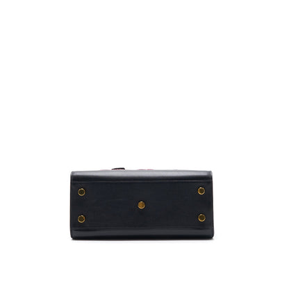 Saint Laurent Paris Black Leather Limited Baby Sac De Jour Tote