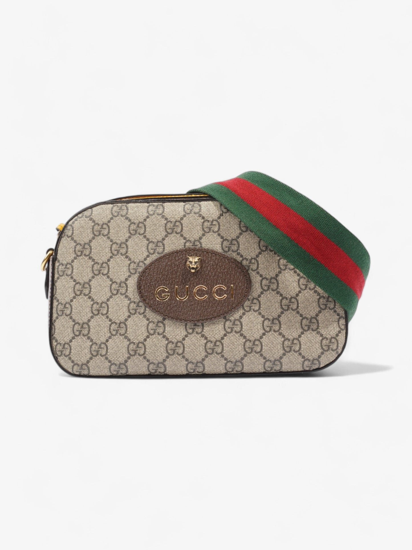 Gucci Messenger Bag GG Supreme / Yellow Coated Canvas