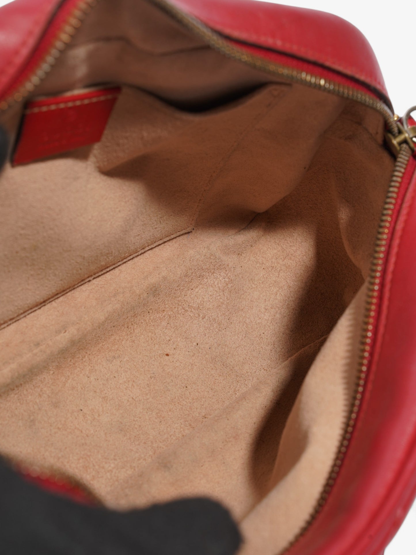 Gucci Marmont Red Matelasse Leather Small