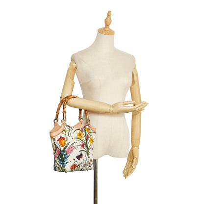 Gucci Bamboo Flora Handbag