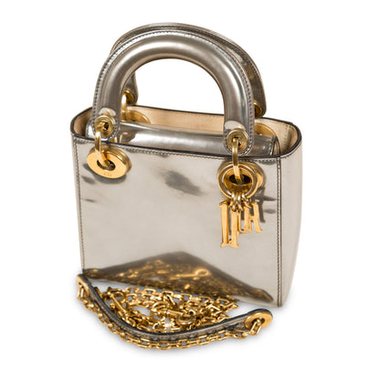 Lady Dior - Silver Patent Leather