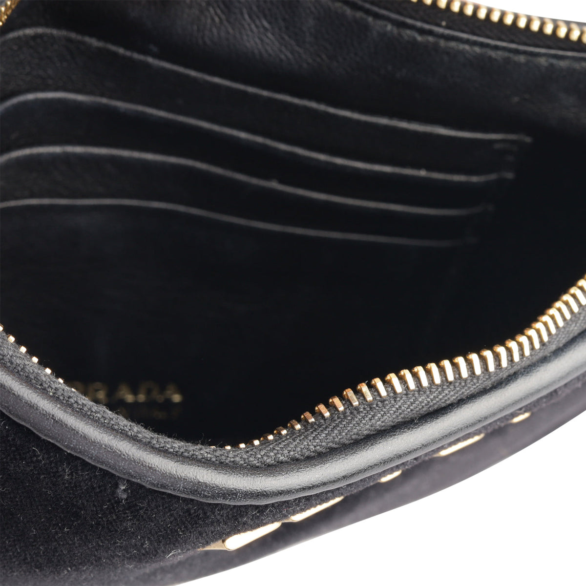 Prada Velvet Zip Pouch
