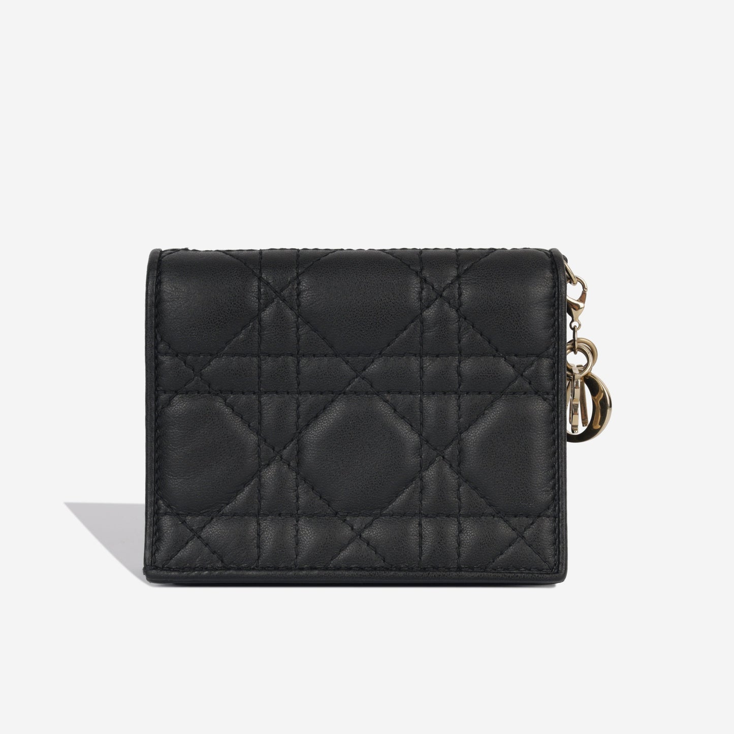 Christian Dior Lady Dior Flap Card Holder