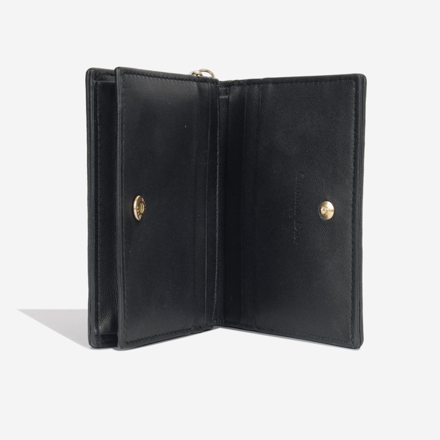 Christian Dior Lady Dior Flap Card Holder