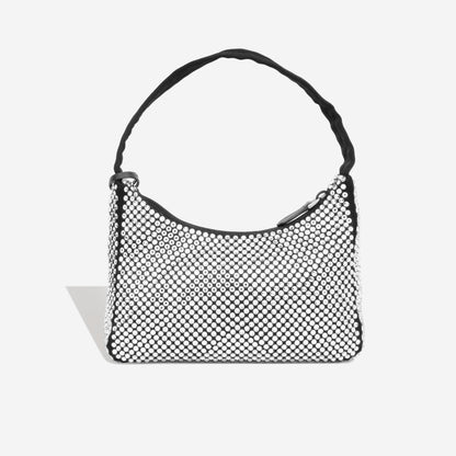 Prada Satin Mini Bag with Crystals