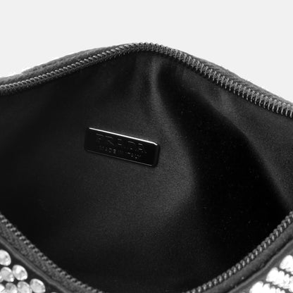 Prada Satin Mini Bag with Crystals