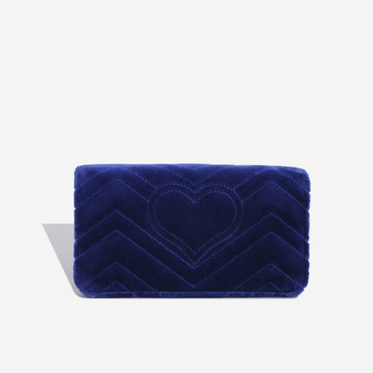 Gucci Mini Velvet Chevron Flap