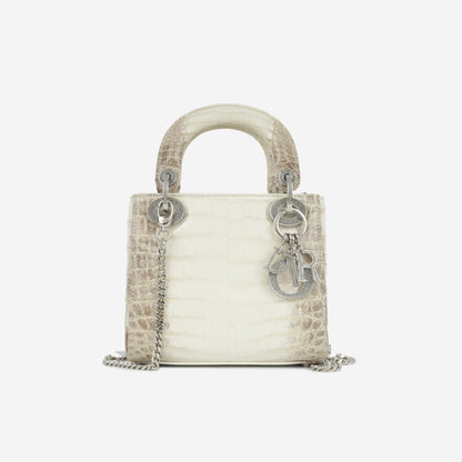 Mini Lady Dior - Himalaya Crocodile Niloticus