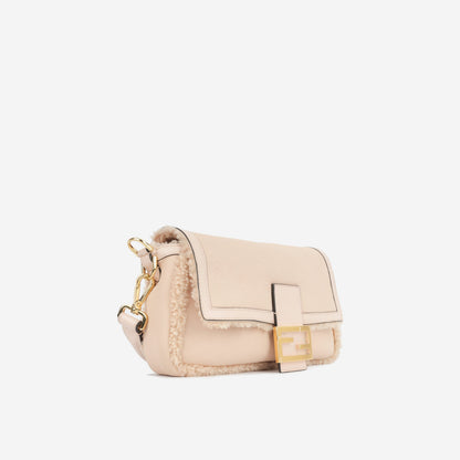 Fendi Shearling Baguette