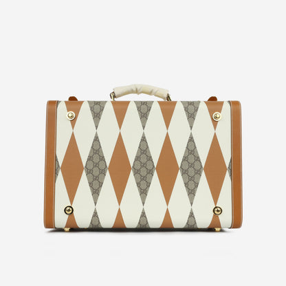 Gucci Medium Savoy Trunk - Rhombus GG Canvas