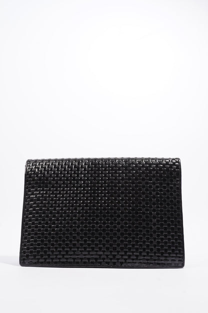 Fendi Clutch With Strap Black Leather