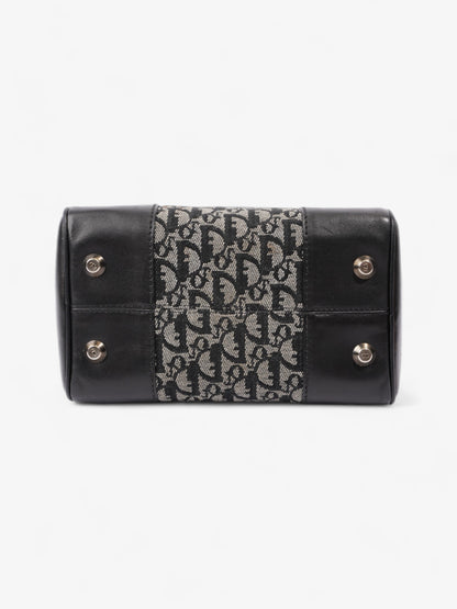 Christian Dior Boston Black Diorissimo Canvas Small