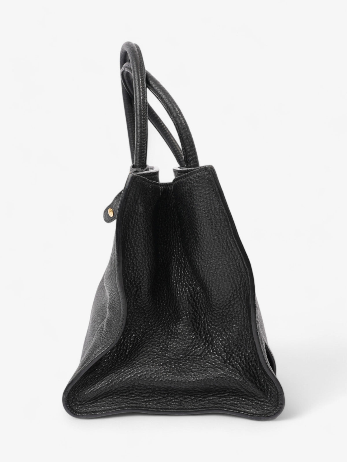 Prada Twin Pocket Two Way Bag Black Leather
