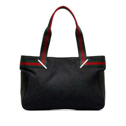 Black Gucci Web Tote