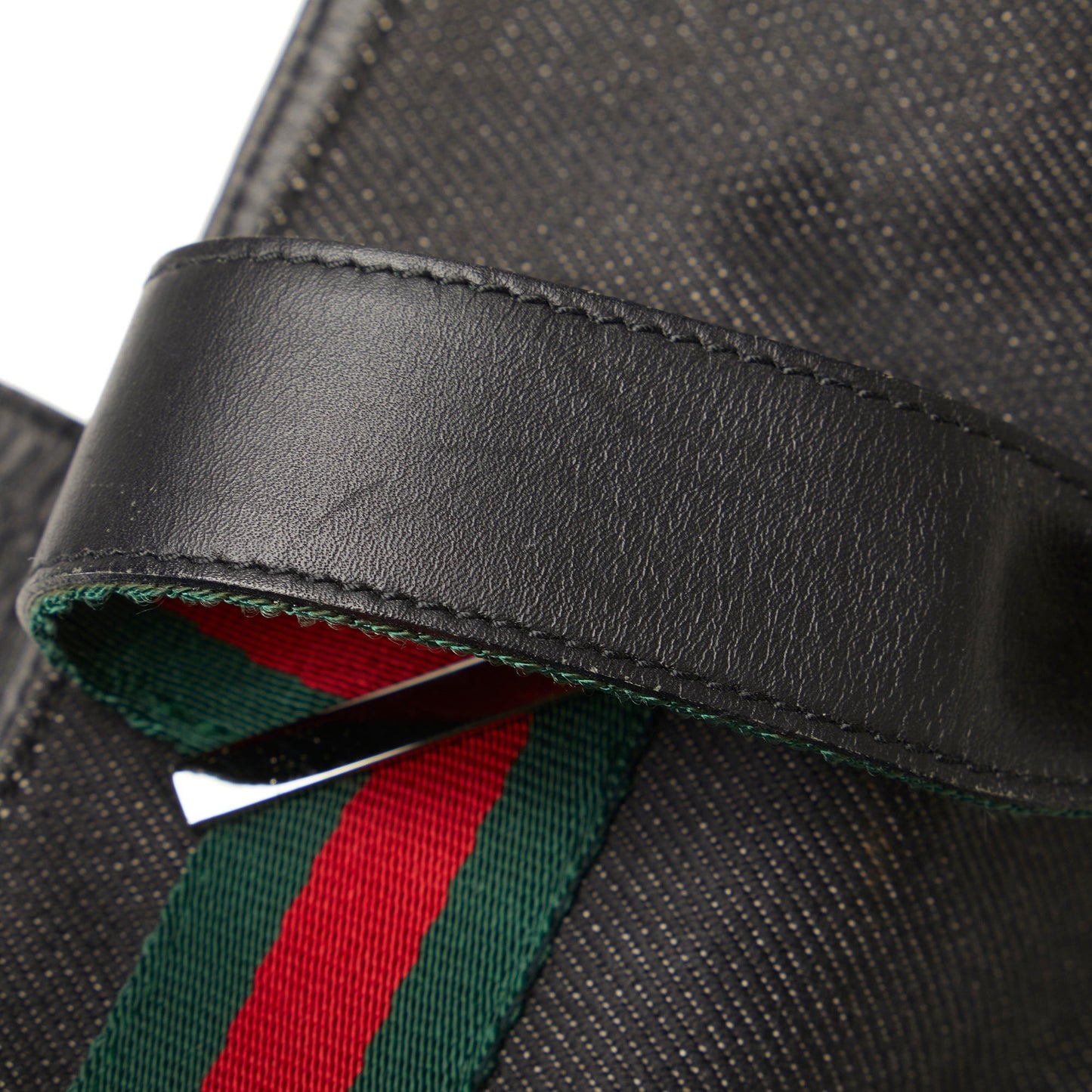 Black Gucci Web Tote