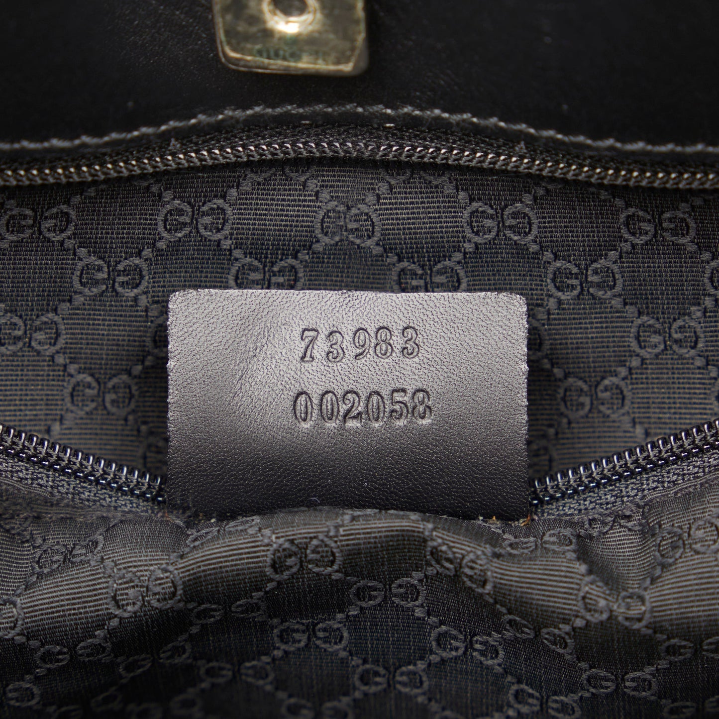 Black Gucci Web Tote