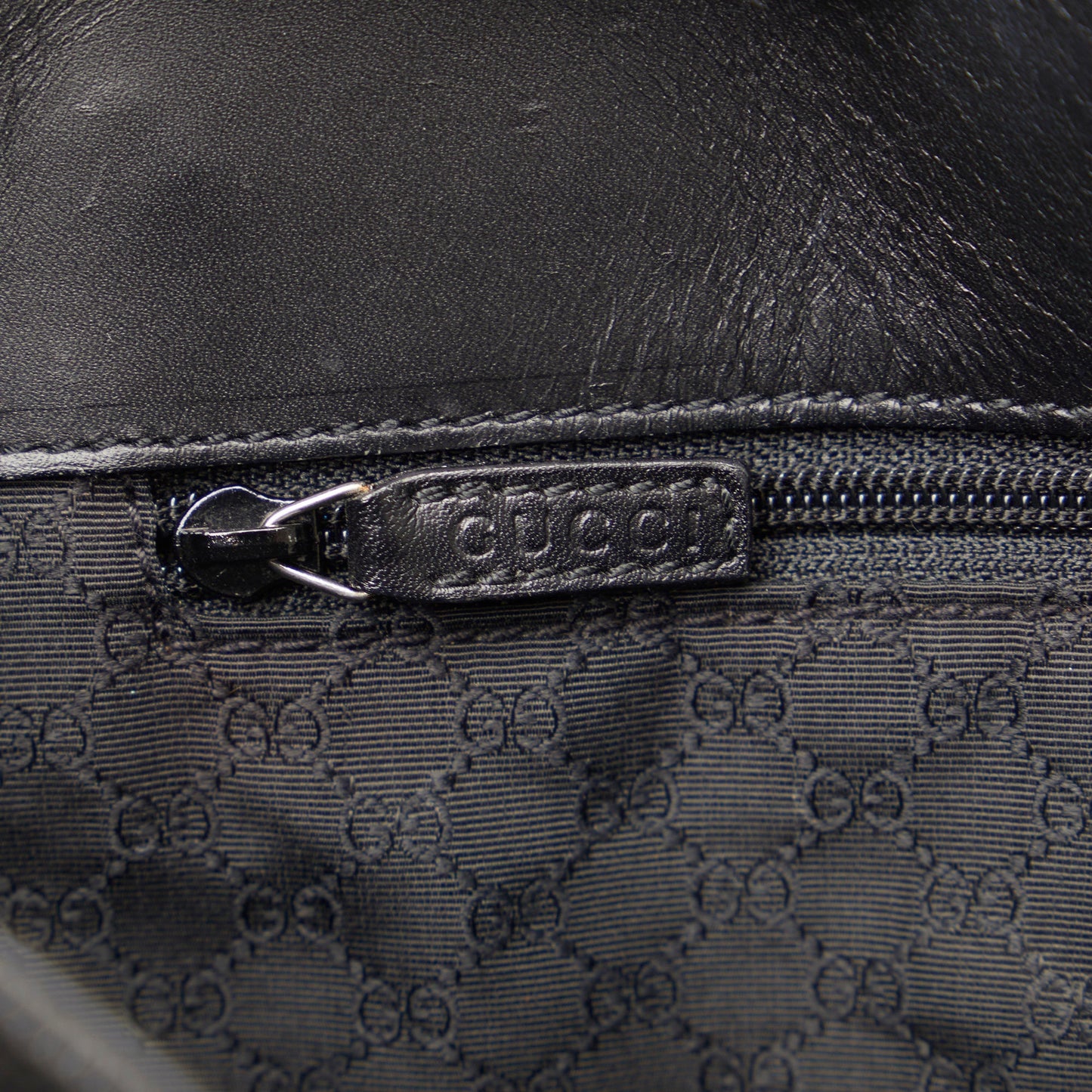 Black Gucci Web Tote