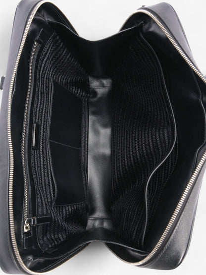 Prada Briefcase Black Saffiano Leather