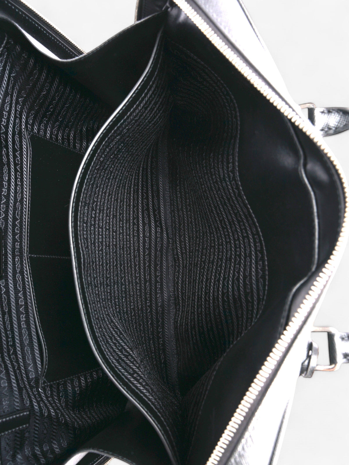 Prada Briefcase Black Saffiano Leather