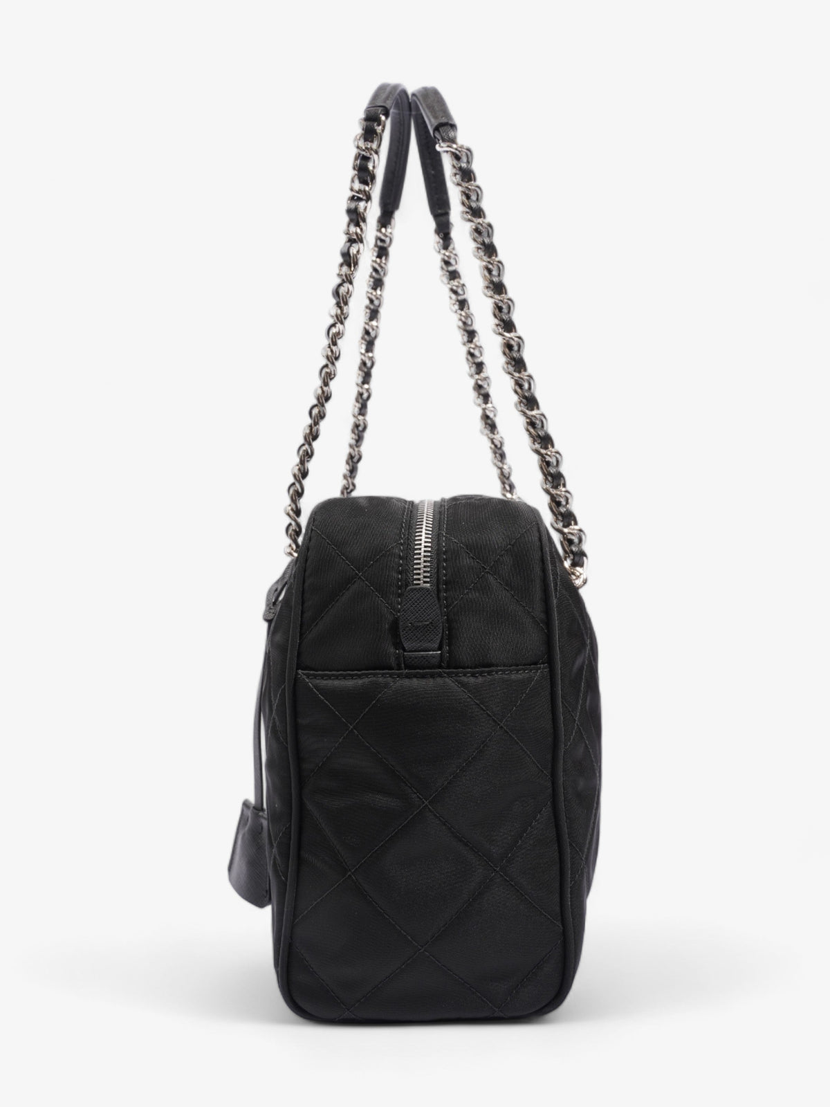 Prada Quilted Tessuto Impuntu Black Nylon