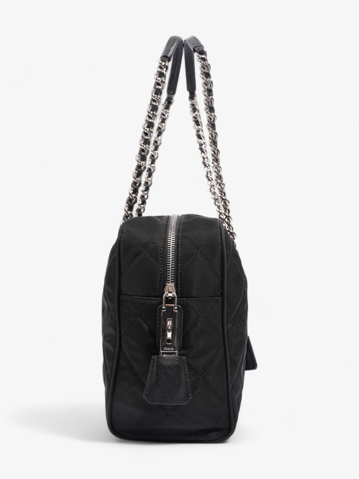 Prada Quilted Tessuto Impuntu Black Nylon