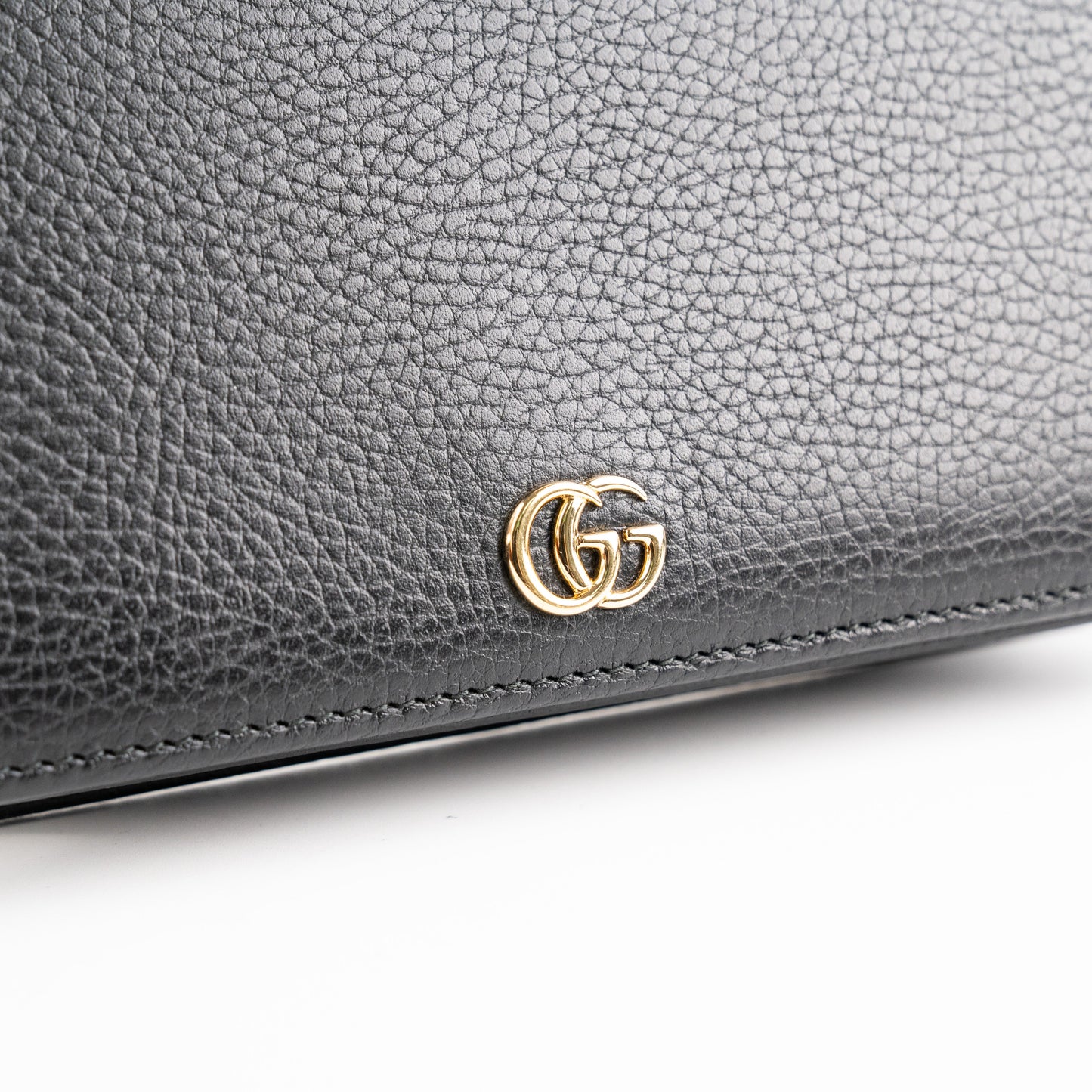 Gucci GG Marmont Chain Wallet Black