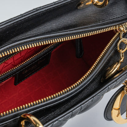 Dior Lady Dior Medium Black